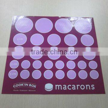 Dot Pattern Colorful Silicone Fiber Glass Mat/table Mat