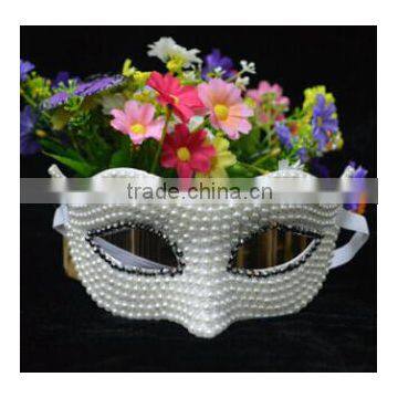 Promotional Gift Wholesale Halloween Carnival Christmas Party Adult Pearl Mask