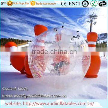 Inflatable human bowling game inflatable bowling ball