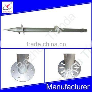 hot dipped galvanized ground screw fence post