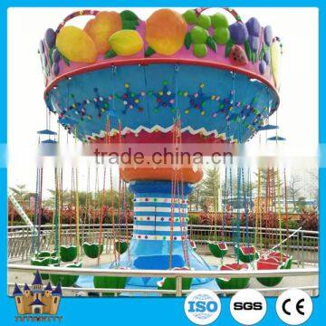 Attraction amusement park rides flying chair for sale kids rotating flying chair