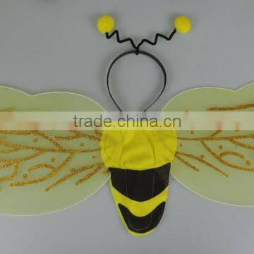 Wholesale bee animal wings Halloween party headband wing suit