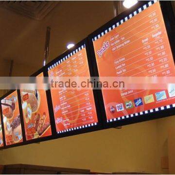 Postdam led lighting counter led restaurant manu led light box counter top back light