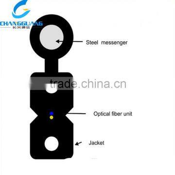 China Cable Manufacturer Changguang FTTH Single Mode Self Supporting Bow Type Drop Cable Fiber Optic Cable Manufacturers photo-2
