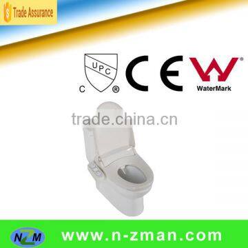 Fresh and warm bidet spray toilet seat attachment