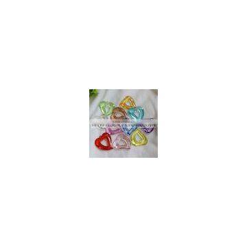 10*44*46MM Clear Colorful Brilliant Heart Beads Wholesale
