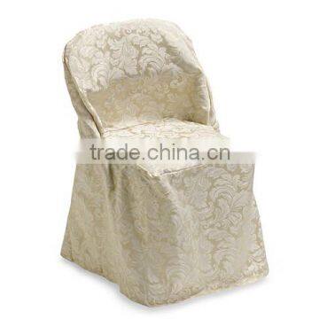 Polyester jacquard floral Ashbury Scroll Folding Chair Cover