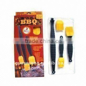 Silicone Brush with plastic handle