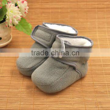 2016 Warm Plush Inner soft sheepskin baby leather xiaoliubao shoes