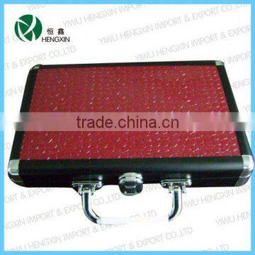 Aluminum Briefcase aluminum red attache case,aluminum case travel case