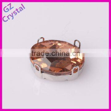 Wholesale claw shape crystal beads for clothing