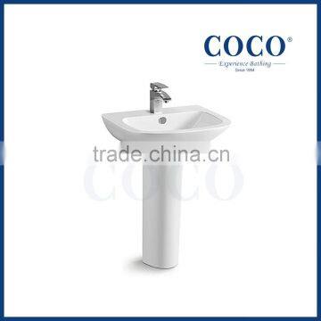 Bathroom Ceramic Pedestal Wash Hand Basin