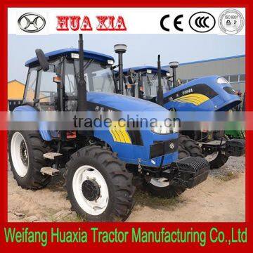 weifang huaxia 90hp 4WD farm agricultural machinery tractors made in china with CE certificate