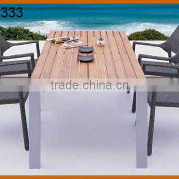 Modern Dining Set With Wood Table Top