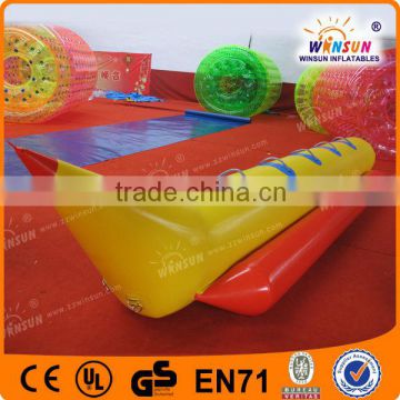 hot summer exciting inflatable water banana boat for sale