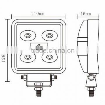 IP67 Waterproof 15w Energy Saving Led Work Lights Square Led Lamp photo-3