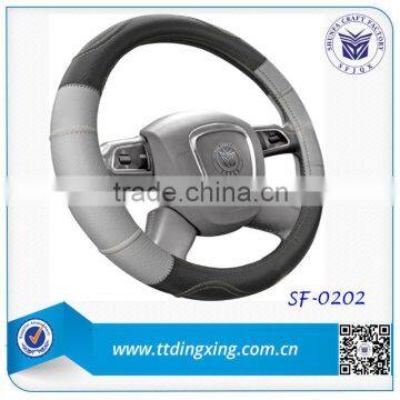 Leather accessories high quality car steering wheel covers from factory