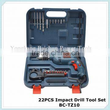 2016 New Model House Hold Electric Impact Drill Hand Tool Set photo-4