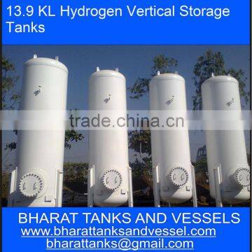 13.9 KL Hydrogen Vertical Storage Tanks