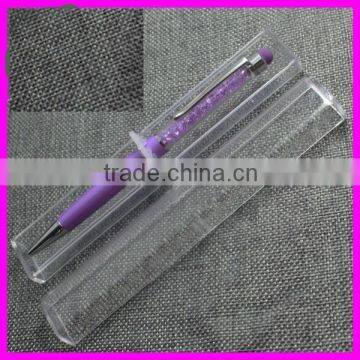 Crystal Metal Stylus Pen With a Plastic Box Set,stylus Pens With Glitter photo-4