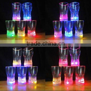 Plastic led cola cup, led flashing cup, lighted up led cola cup