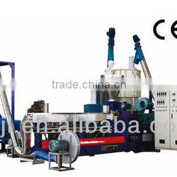 Wood-plastic granulator twin screw extruder