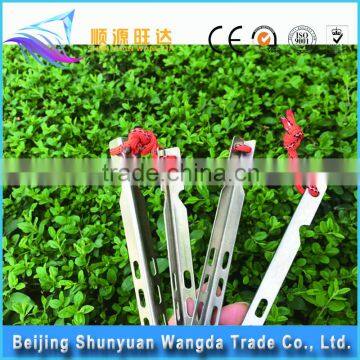 Durable Titanium Alloy Tent Peg and V Sharp Titanium Tent Peg for Camping Tent photo-3