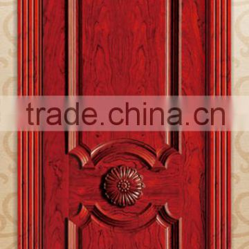 latest design single design house wood interior room door for home