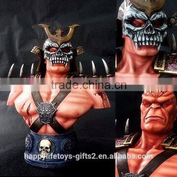 Hot online game characters Shao Kahn resin bust statue