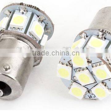 RV LED Light interior lamp 12V DC 1156 BA15S 13 5050 SMD LED Rear Turn Bulb White car led light