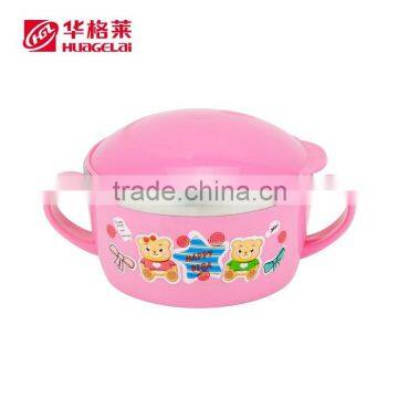 Stainless Steel Plastic Colorful Kid Drinking Cups With Cover 10CM