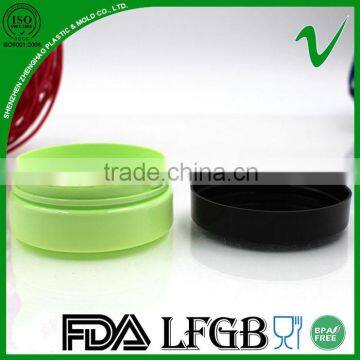 PET Wholesale Wide Mouth Clear Cosmetic Jar Packaging With Screw Cap