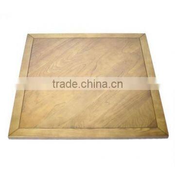 2016 New Custom Made Furniture Inlay Solid Teak Wood Dining Table Top for Sale photo-4