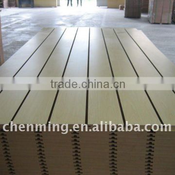 slat wall laminated MDF 18mm