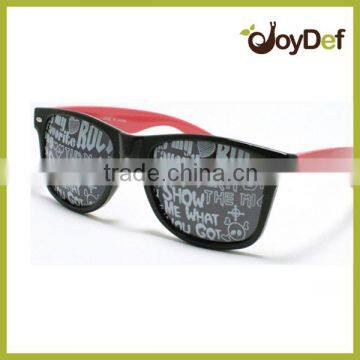 Classic Frame Matte Logo Lenses Sunglasses Custom Logo