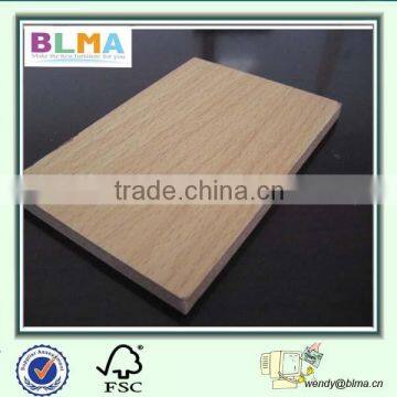 E1 18mm pre laminated mdf board