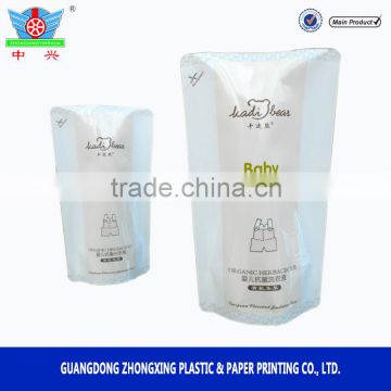 OEM/ODM Customized Stand-up Washing Liquid Laundry Detergent Packaging Pouch Bag 500ml