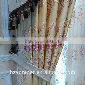 classic exquisite embroidery curtain, luxury curtain for new house decoration, European style curtain