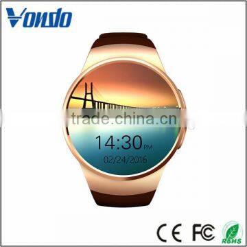 Beauty of round screen gsm android smart watch with camera smart watch