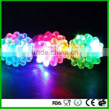 Colour Changing Party Flashing Light Rings Led Jelly Finger Ring photo-3