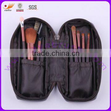 7 pieces travel makeup brush set