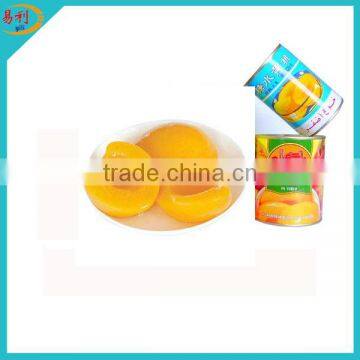Specification canned peaches in syrup