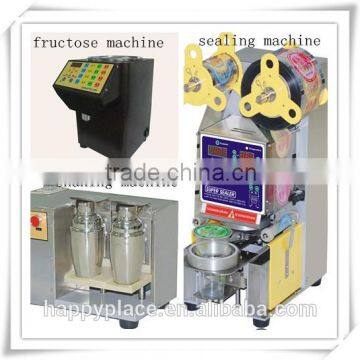 bubble tea machines: sealing machine, shaking machine, fructose machine