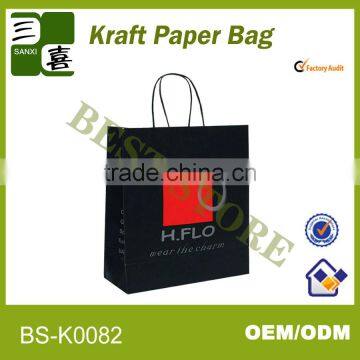 Fashionable and popular paper shopping bag/clothes packaging bag