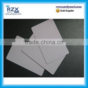 13.56MHz CR80 contactless PVC Blank RFID card for printer