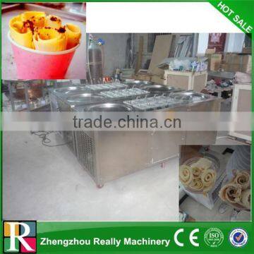 factory supply fried ice cream machine in ice cream cart for sale