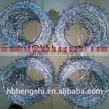 unit weight of barbed wire price per roll