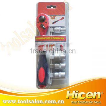 1/2" Ratchet Handle with Socket Set