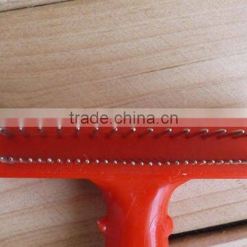 Red Special Design Pet Comb With Two Rows Teeth photo-6