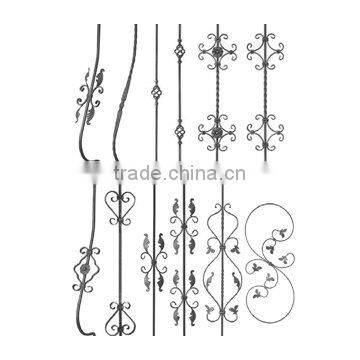 Wrought iron balusters